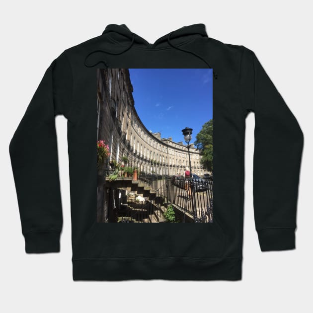 Terraced Houses In Sunny Edinburgh Hoodie by golan22may